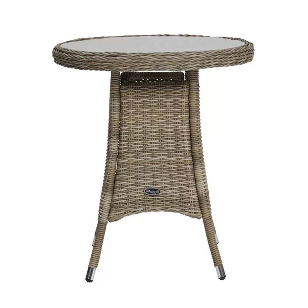 Wentworth Garden Round Carver Bistro Set | 2 Seater | Synthetic Rattan