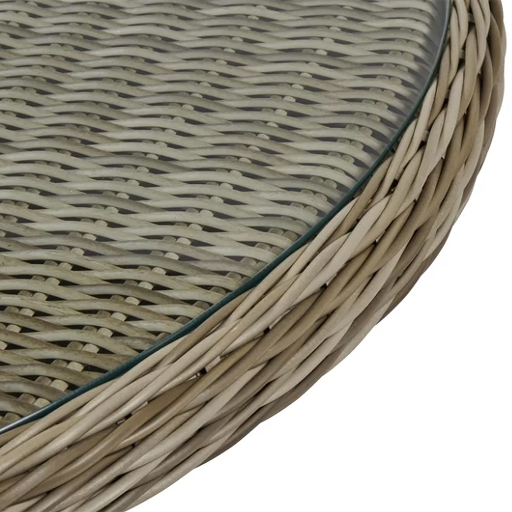 Wentworth Garden Round Carver Bistro Set | 2 Seater | Synthetic Rattan