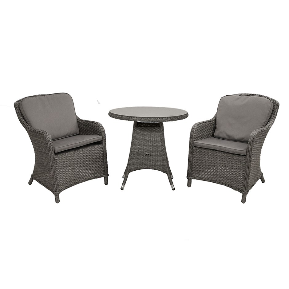 Paris Garden Imperial Bistro Set | 2 Seater | Synthetic Rattan