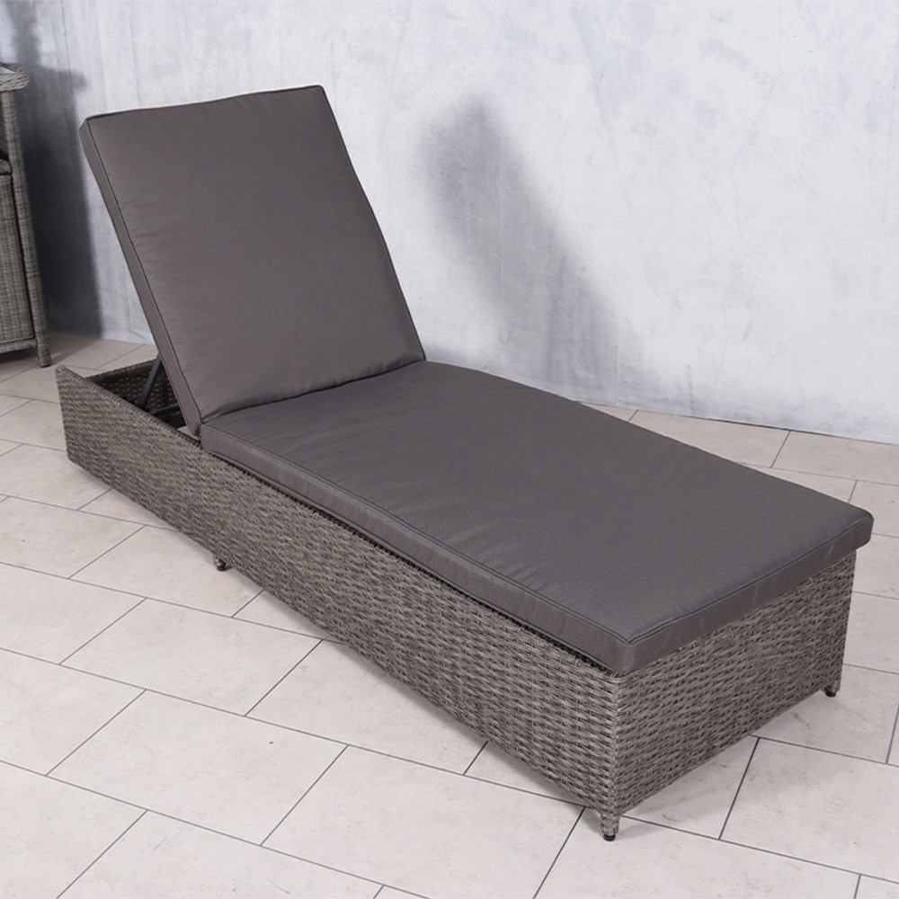 Paris Garden Sunlounger | Synthetic Rattan