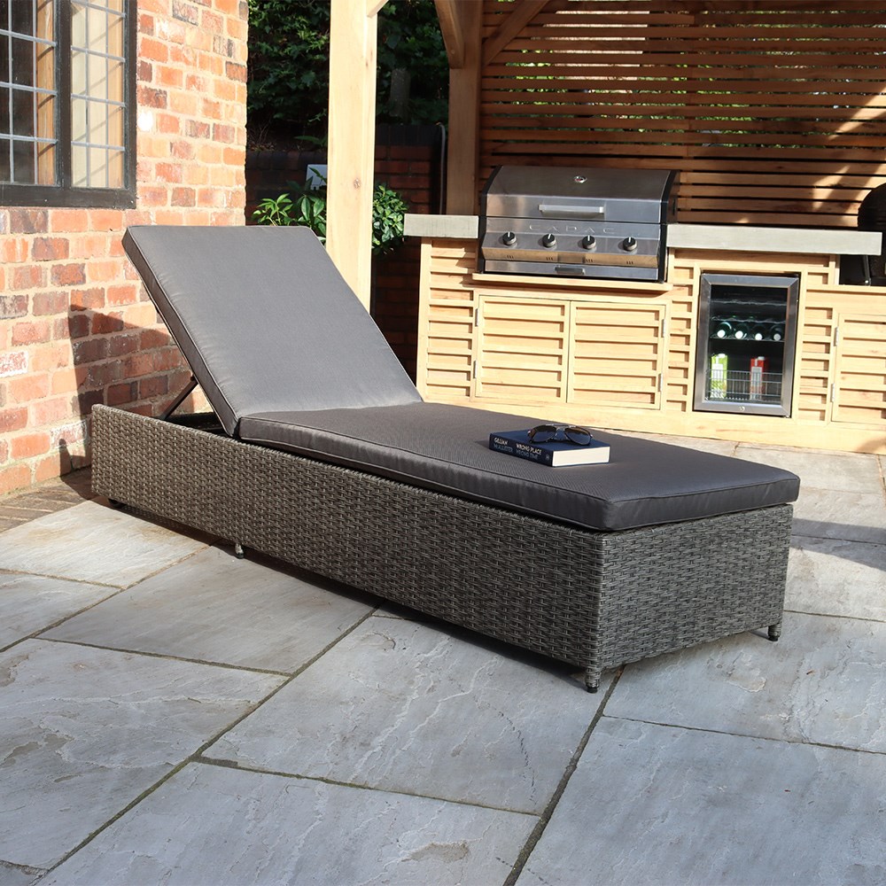 Paris Garden Sunlounger | Synthetic Rattan
