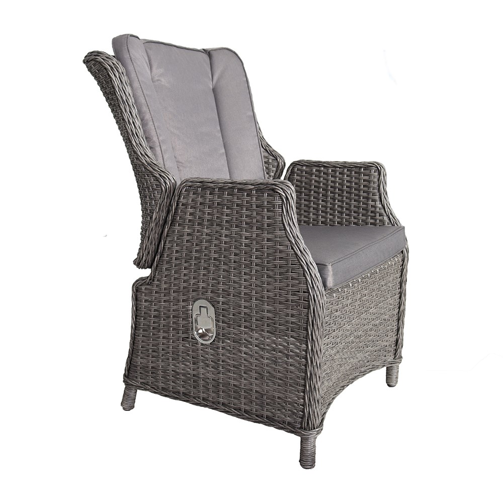 Paris Garden High Back Recliner Comfort Set |  2 Seater | Synthetic Rattan