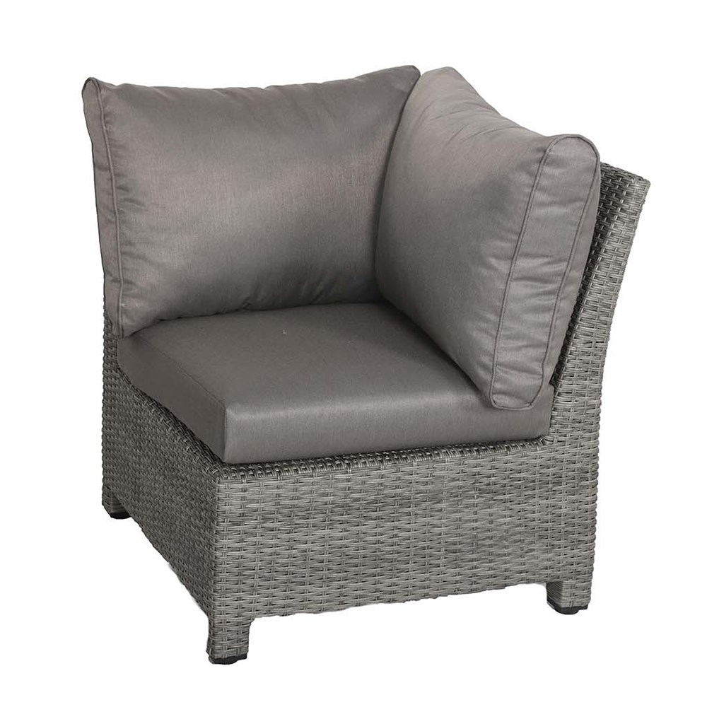 Paris Garden Modular Corner Dining Set | 7 Seater | Synthetic Rattan