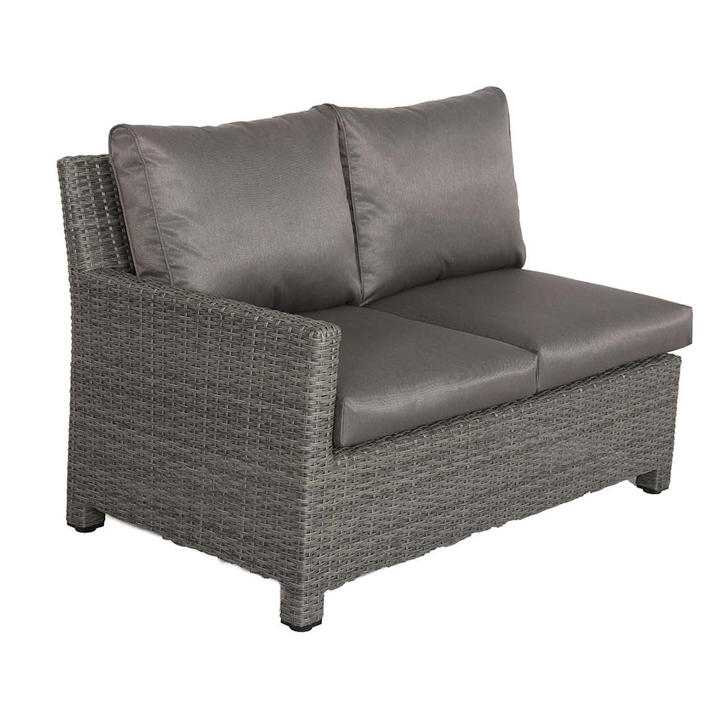 Paris Garden Modular Corner Dining Set | 7 Seater | Synthetic Rattan
