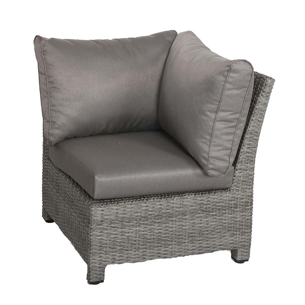Paris Garden Modular Corner Dining Set | 7 Seater | Synthetic Rattan