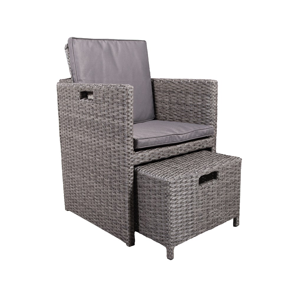 Paris Cube Set | 8 Seater | Synthetic Rattan