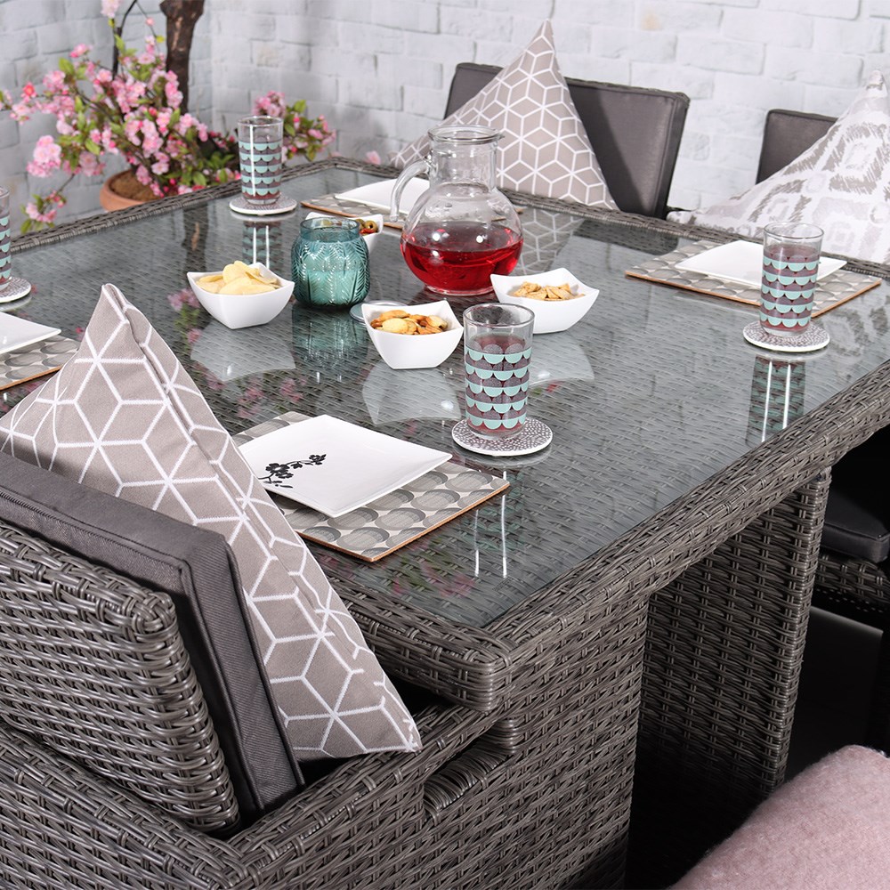 Paris Cube Set | 8 Seater | Synthetic Rattan