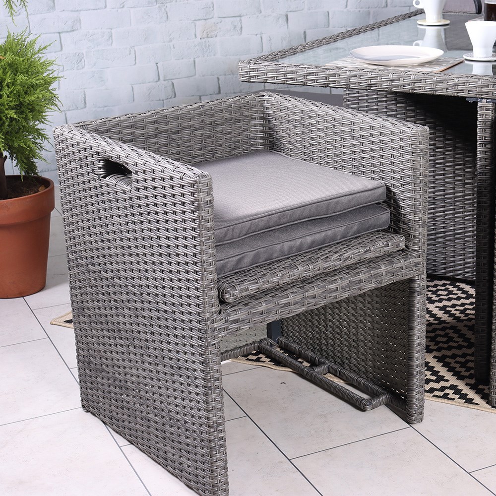 Paris Cube Set | 10 Seater | Synthetic Rattan