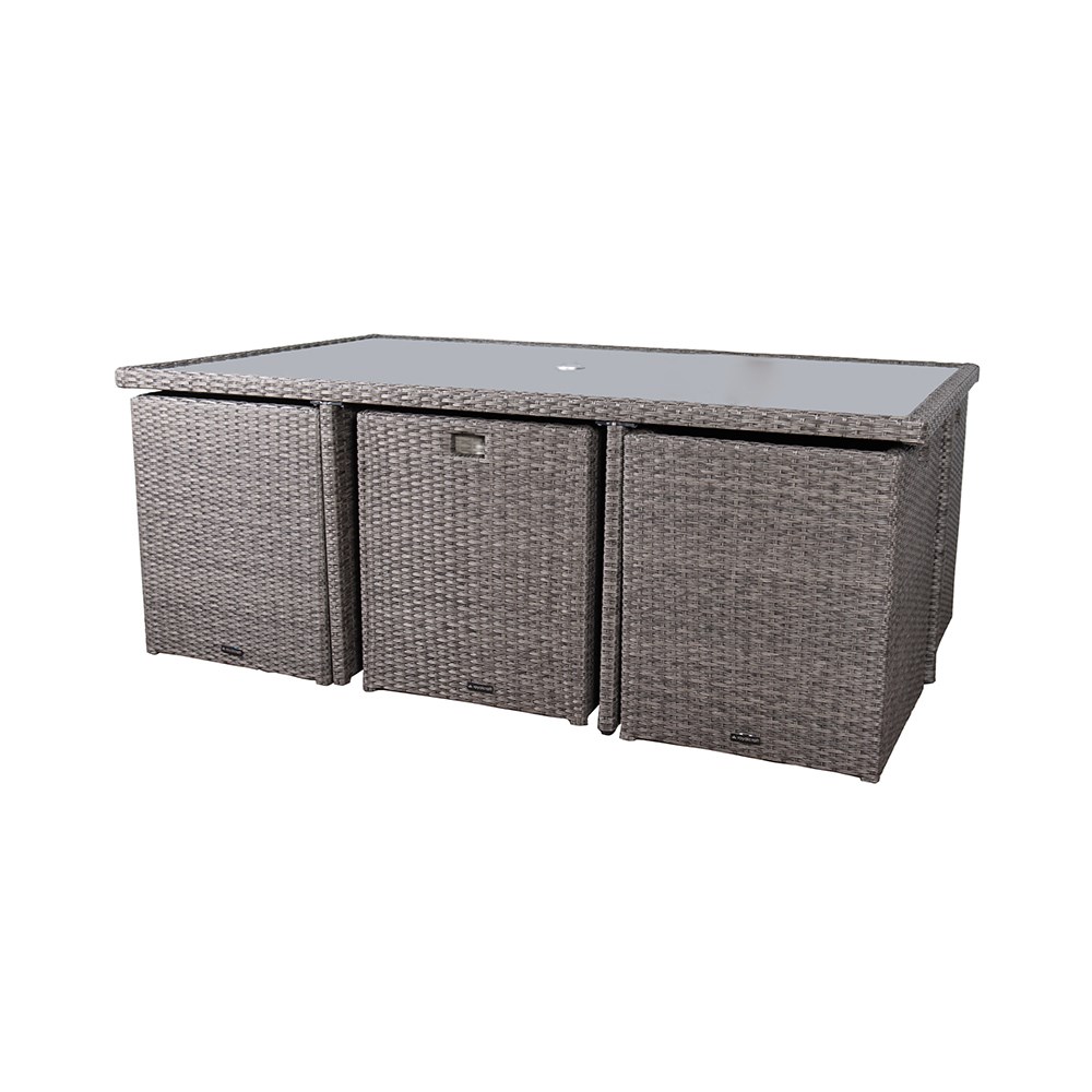 Paris Cube Set | 10 Seater | Synthetic Rattan