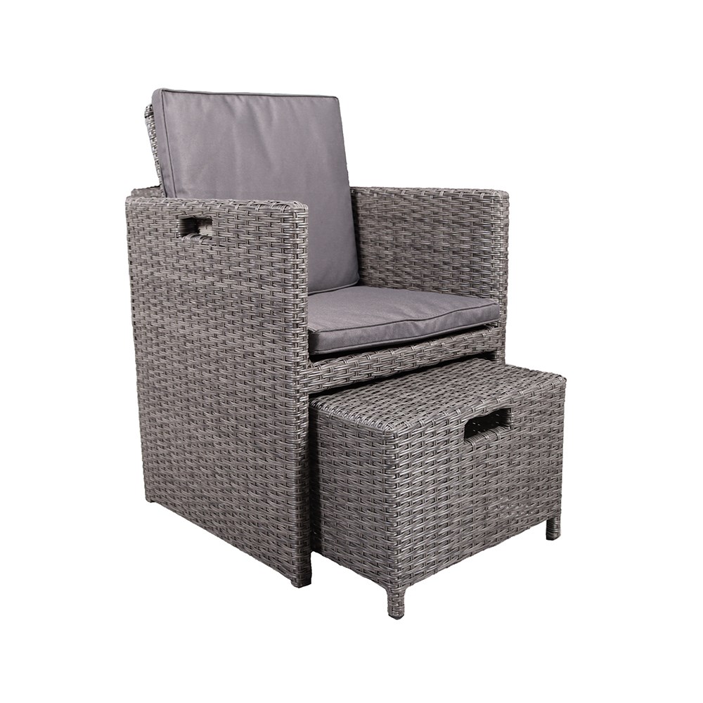 Paris Cube Set | 10 Seater | Synthetic Rattan