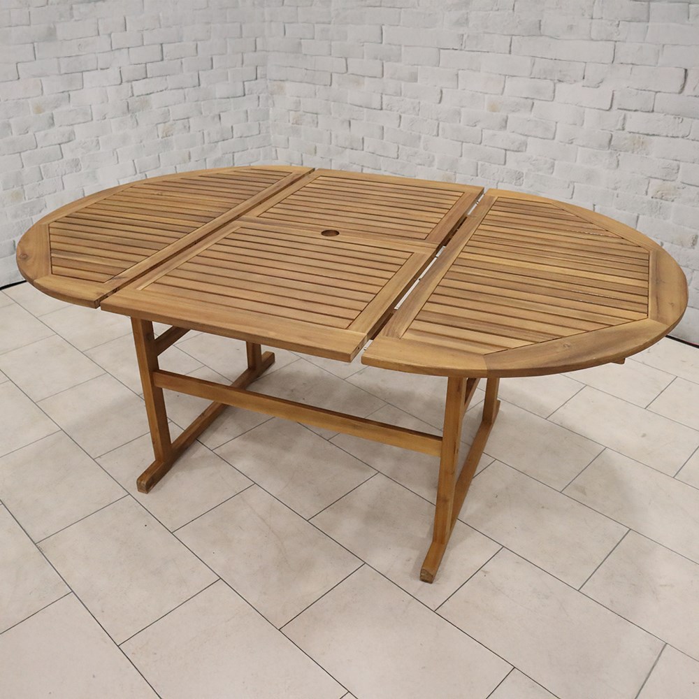 Turnbury Manhattan Garden Extending Dining Set | 6 Seater | Acacia 