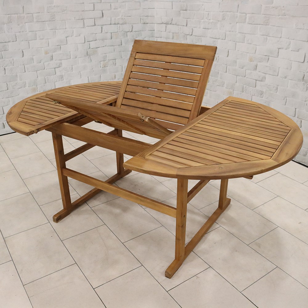 Turnbury Manhattan Garden Extending Dining Set | 6 Seater | Acacia 