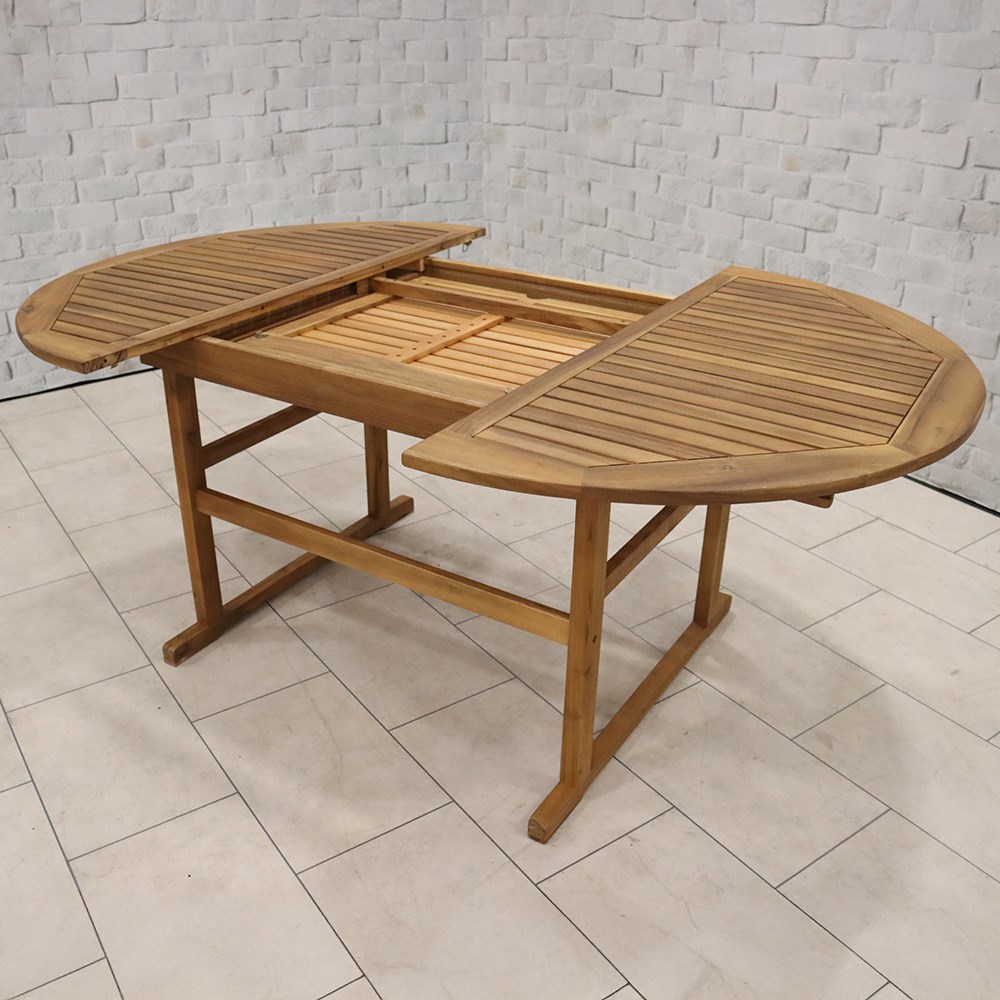 Turnbury Manhattan Garden Extending Dining Set | 6 Seater | Acacia 