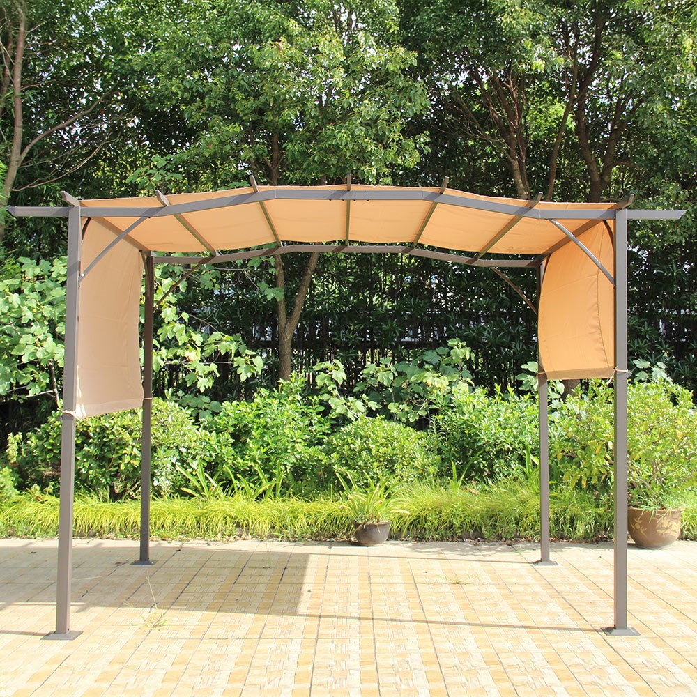 San Remo Sliding Pergola 2.75X3.66M Mocha