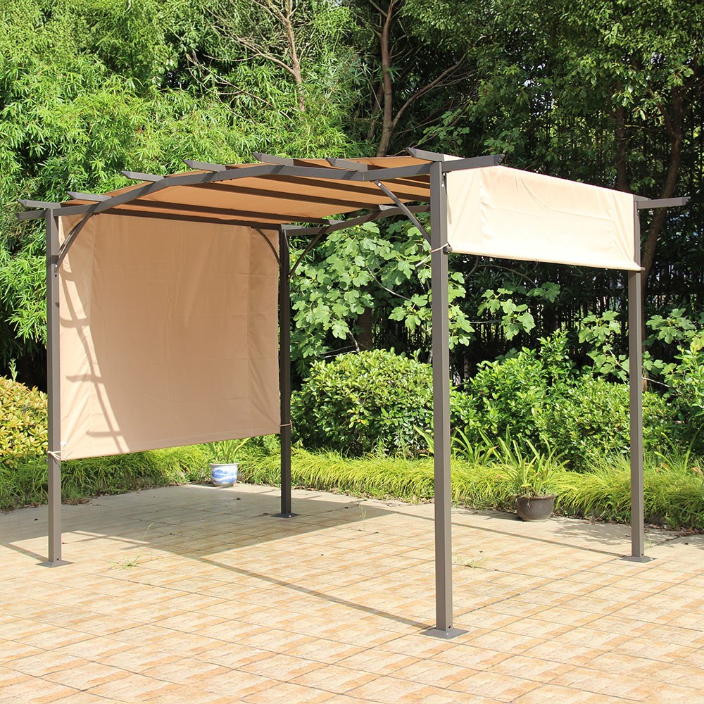 San Remo Sliding Pergola 2.75X3.66M Mocha