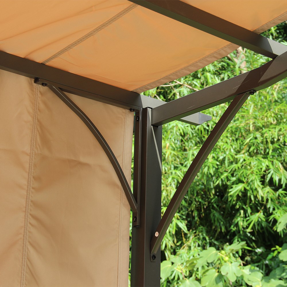 San Remo Sliding Pergola 2.75X3.66M Mocha