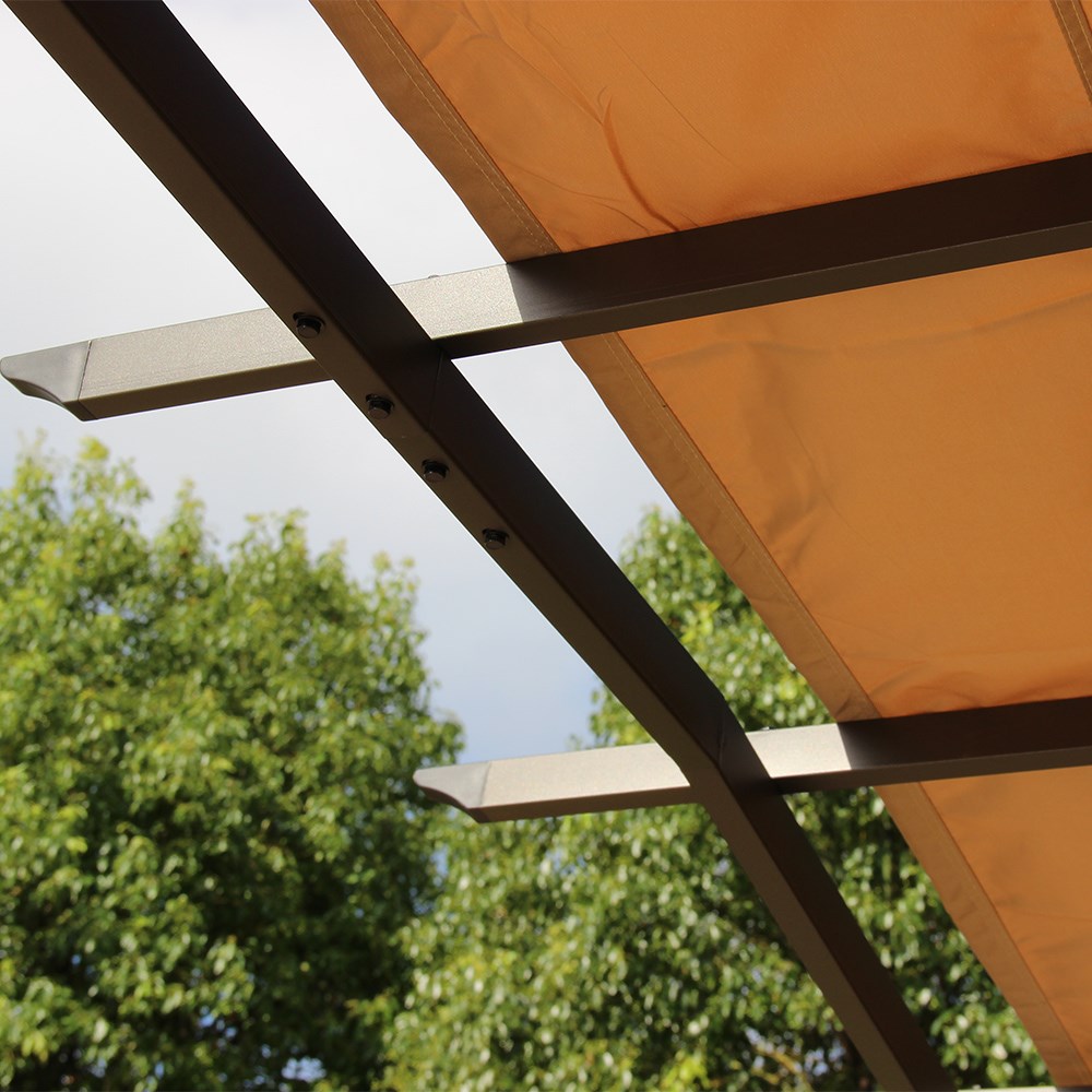 San Remo Sliding Pergola 2.75X3.66M Mocha