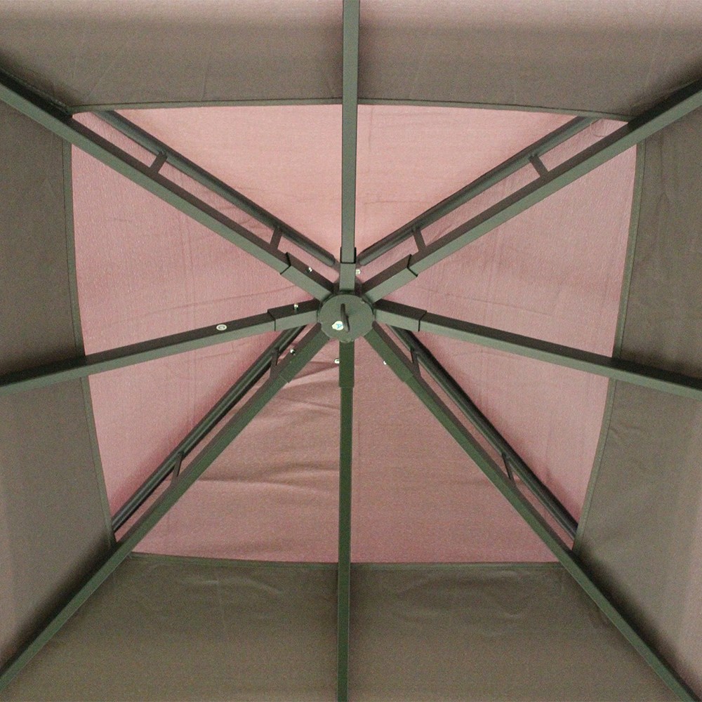 Algarve 3.3X3.3M+2.1M Extending Grey