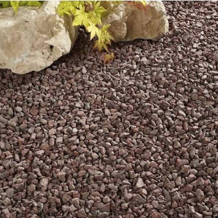 Sunset Red 14-20mm Red Granite Type Decorative Stone