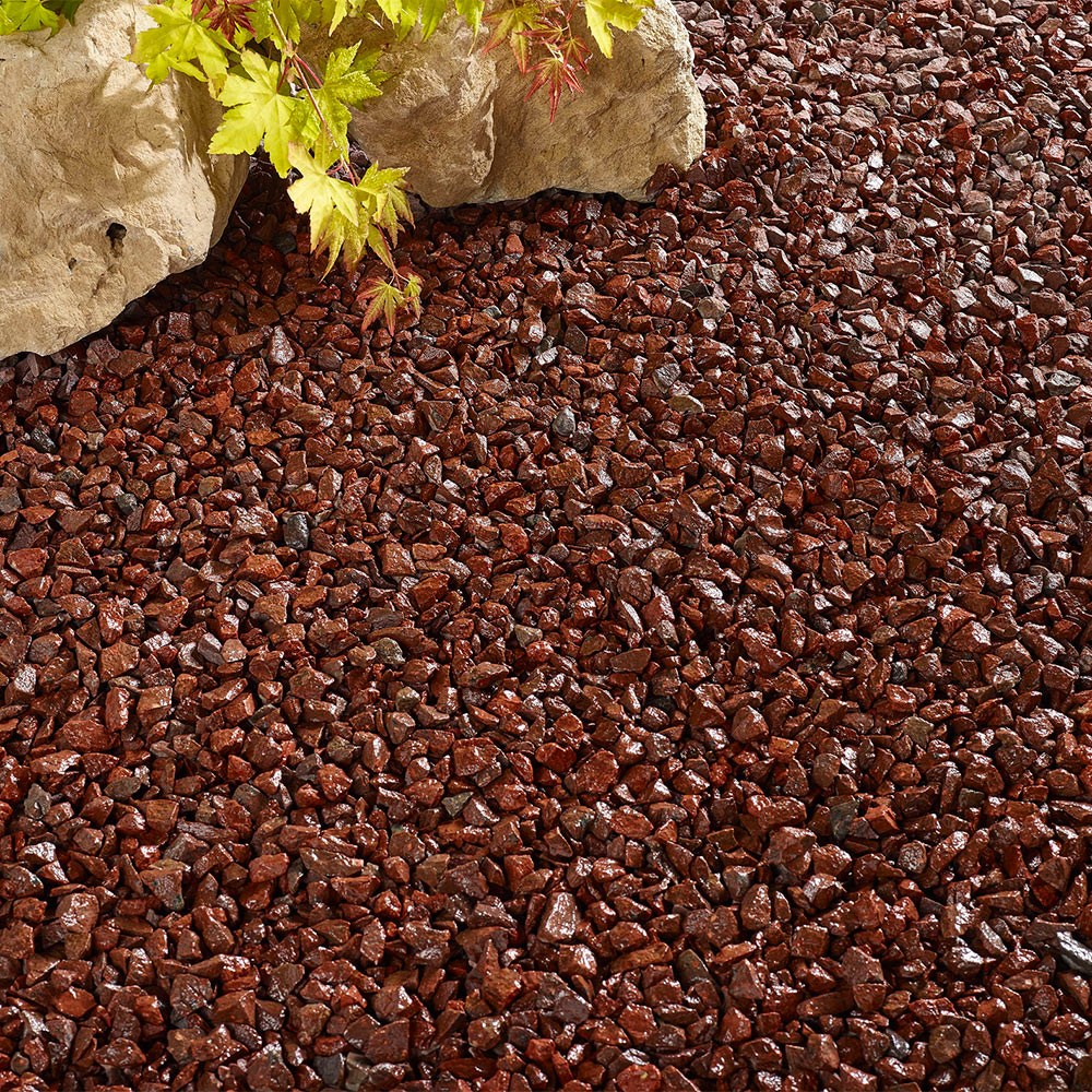 Sunset Red 14-20mm Red Granite Type Decorative Stone