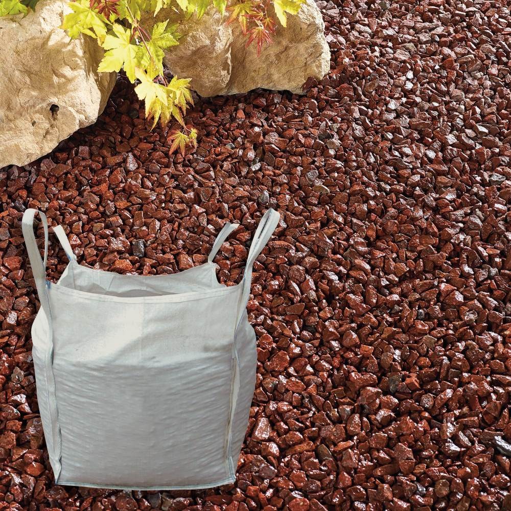 Sunset Red 14-20mm Red Granite Type Decorative Stone