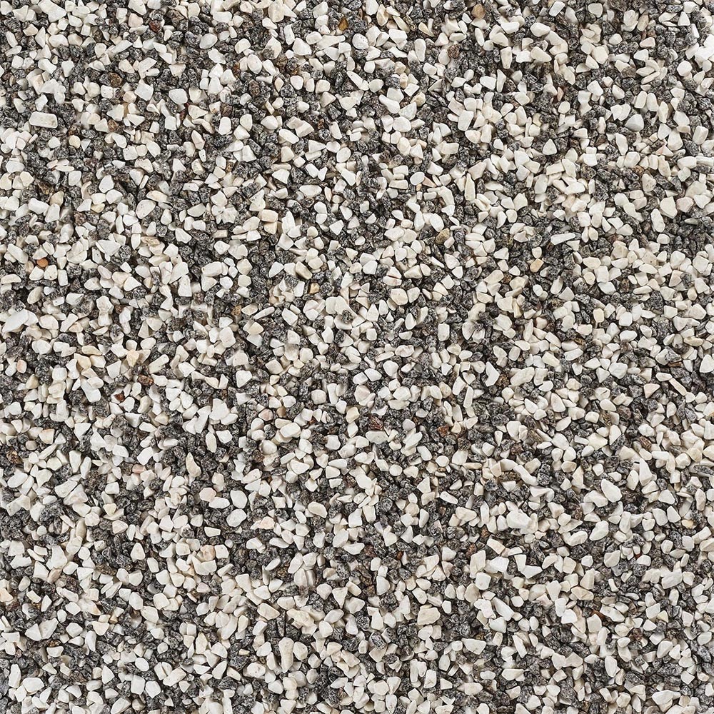 Nordic Frost 10-20mm Silver & White Blend Dolomite & Quartz Decorative Stone