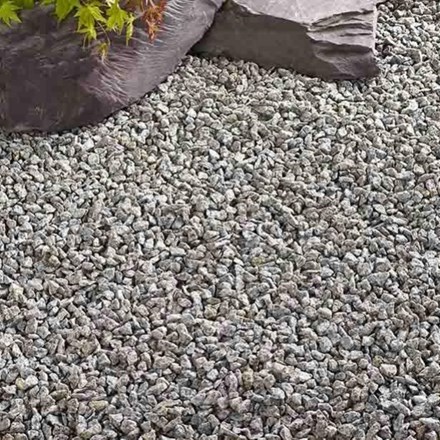 Cornish Silver 12-16mm Silver/Grey Granite Decorative Chippings