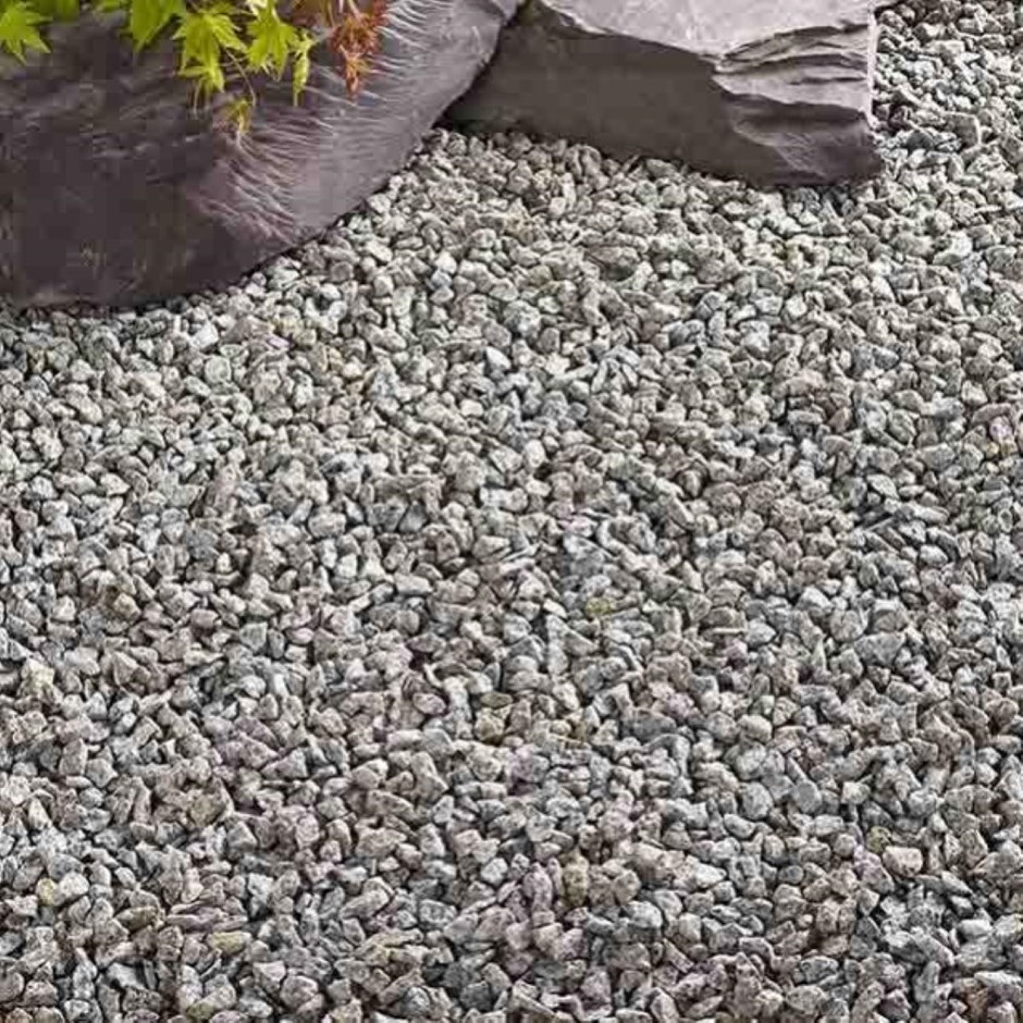 Cornish Silver 12-16mm Silver/Grey Granite Decorative Chippings