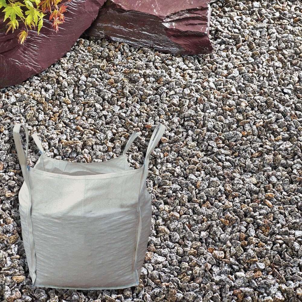 Cornish Silver 12-16mm Silver/Grey Granite Decorative Chippings