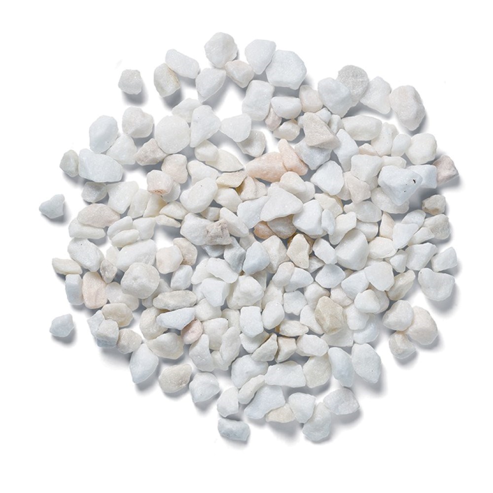 French Pearl 16-32mm White Sparkly Decorative Gravel