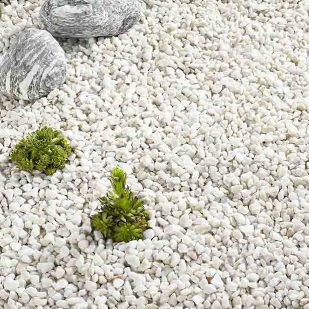 French Pearl 16-32mm White Sparkly Decorative Gravel