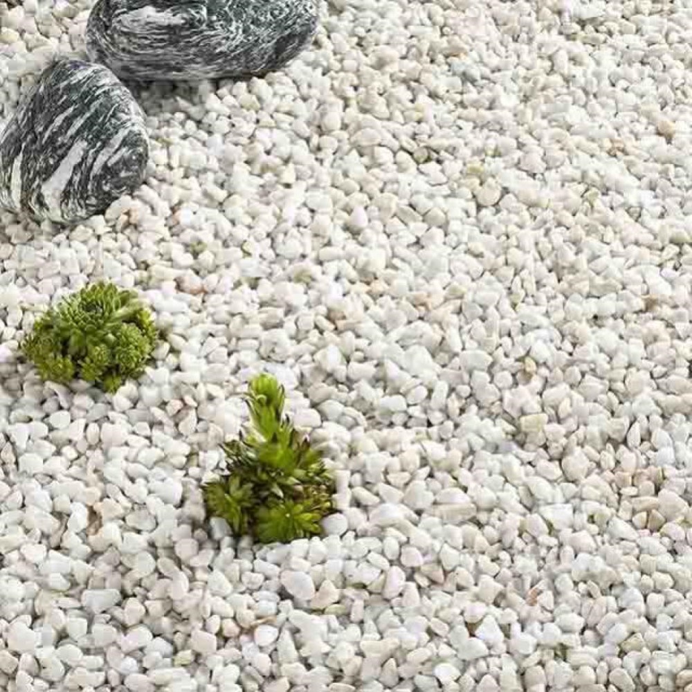 French Pearl 16-32mm White Sparkly Decorative Gravel
