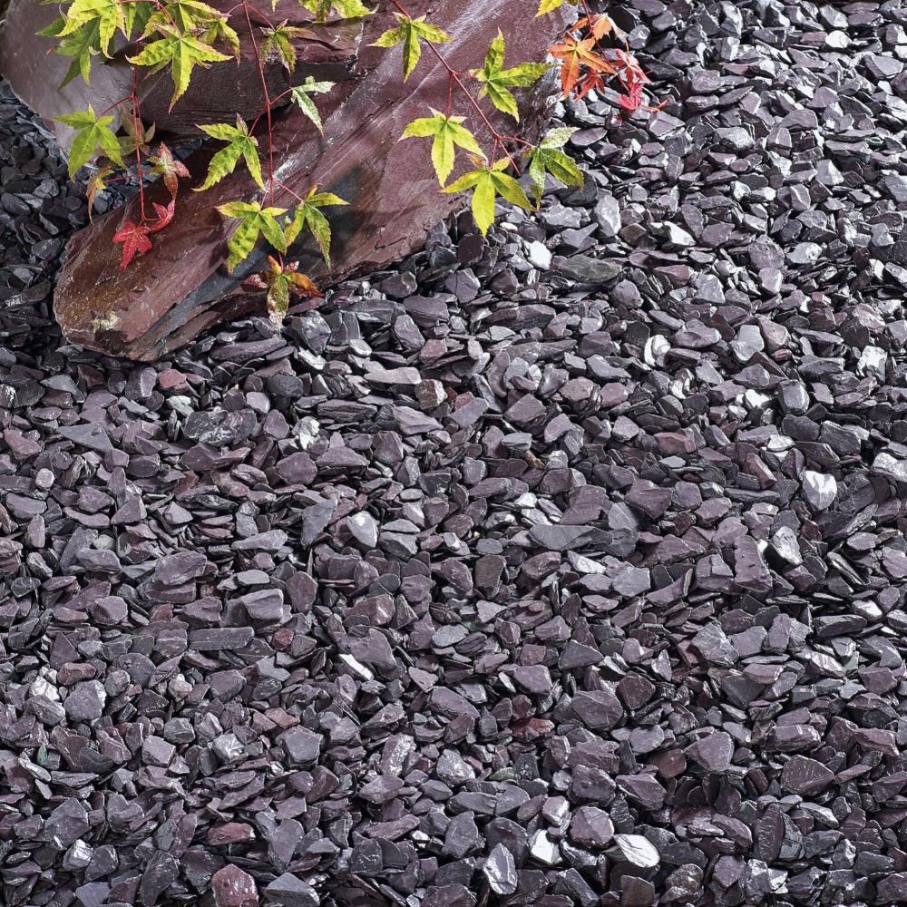 Plum Slate 15-35mm Decorative Stone