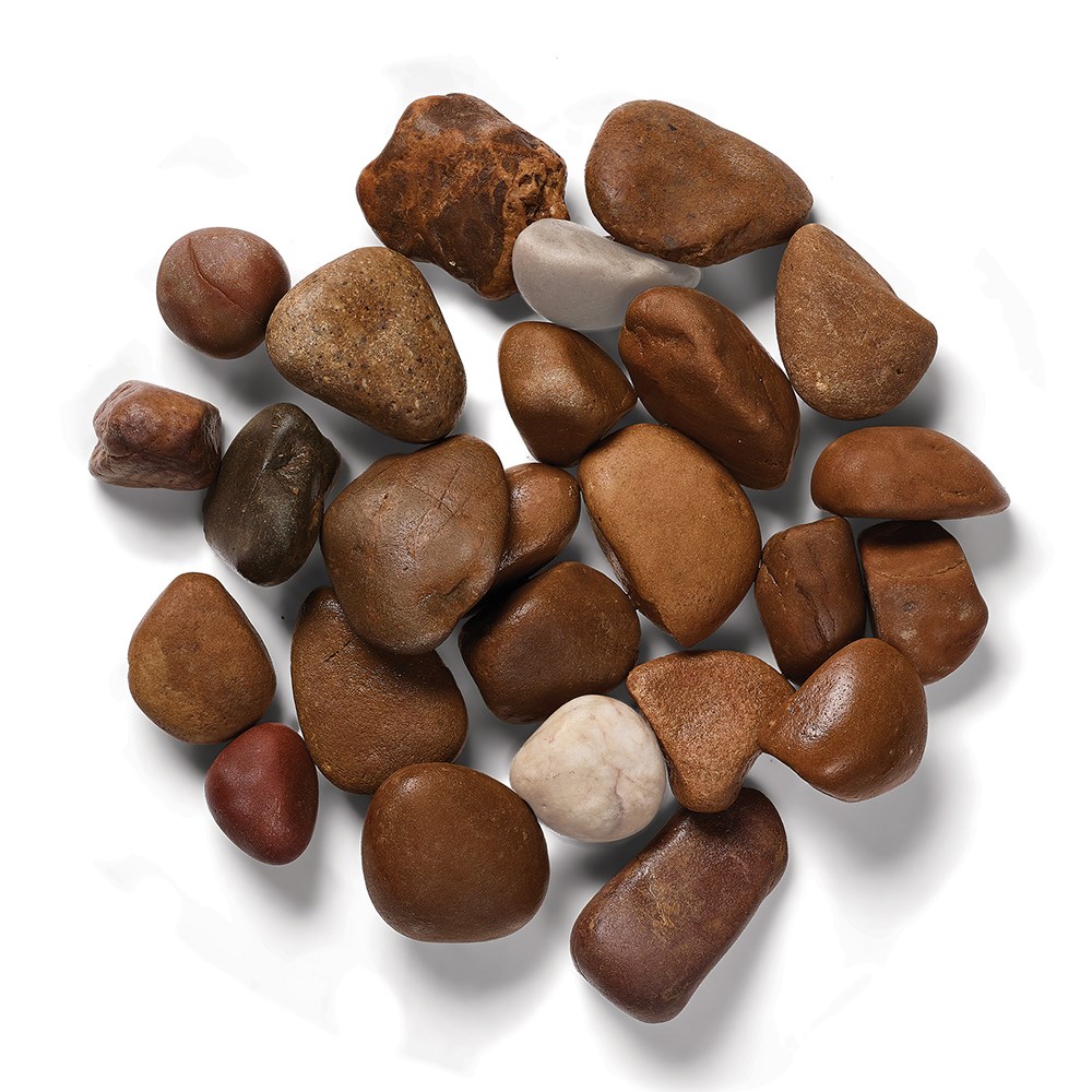 Scottish Tweed Pebbles 20-30mm Brown & Grey High Quality Decorative Stone