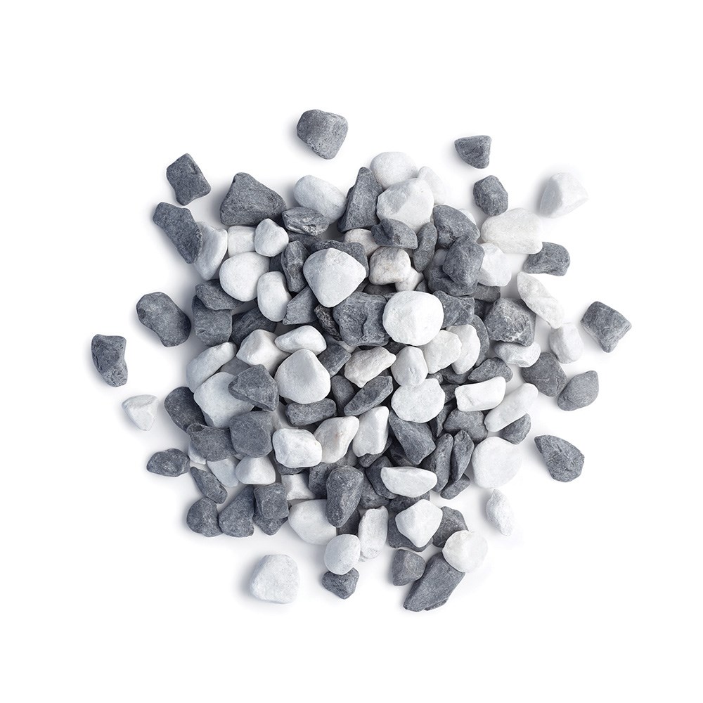 Panda Pebbles 25-40mm Black & White Decorative Stone