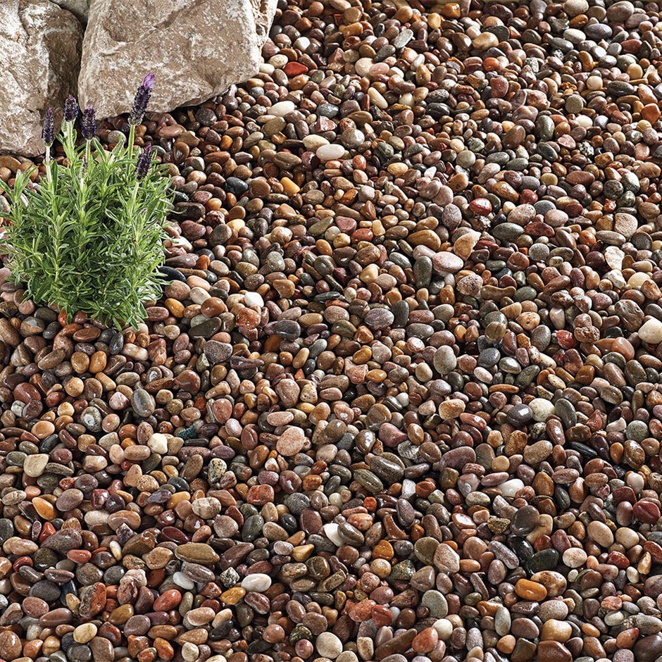 Caledonian Pebbles 14-20mm Brown & Grey Decorative Stone
