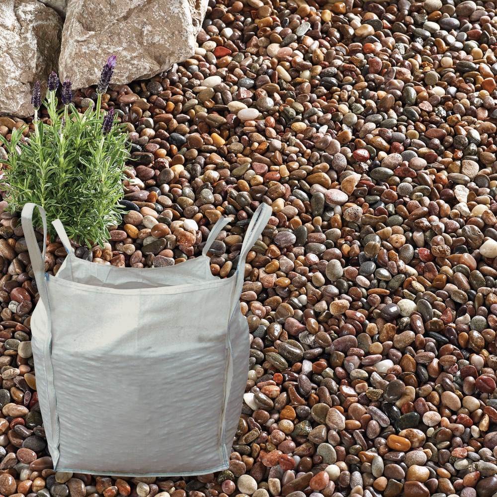 Caledonian Pebbles 14-20mm Brown & Grey Decorative Stone
