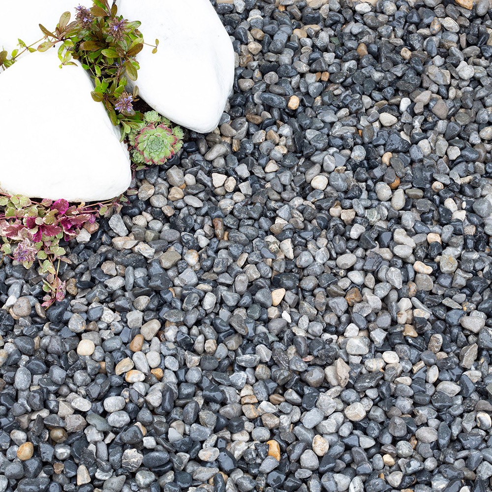 Indigo Mix Pebbles 15-25mm Blue Grey Blend Decorative Stone
