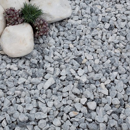 Swiss Glacier Pebbles 25-40mm Cool Grey & Icy Blue Decorative Stone