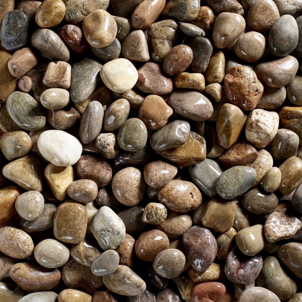 Large Beach Cobbles 80-120mm Cream, Grey & Brown Decorative Stone