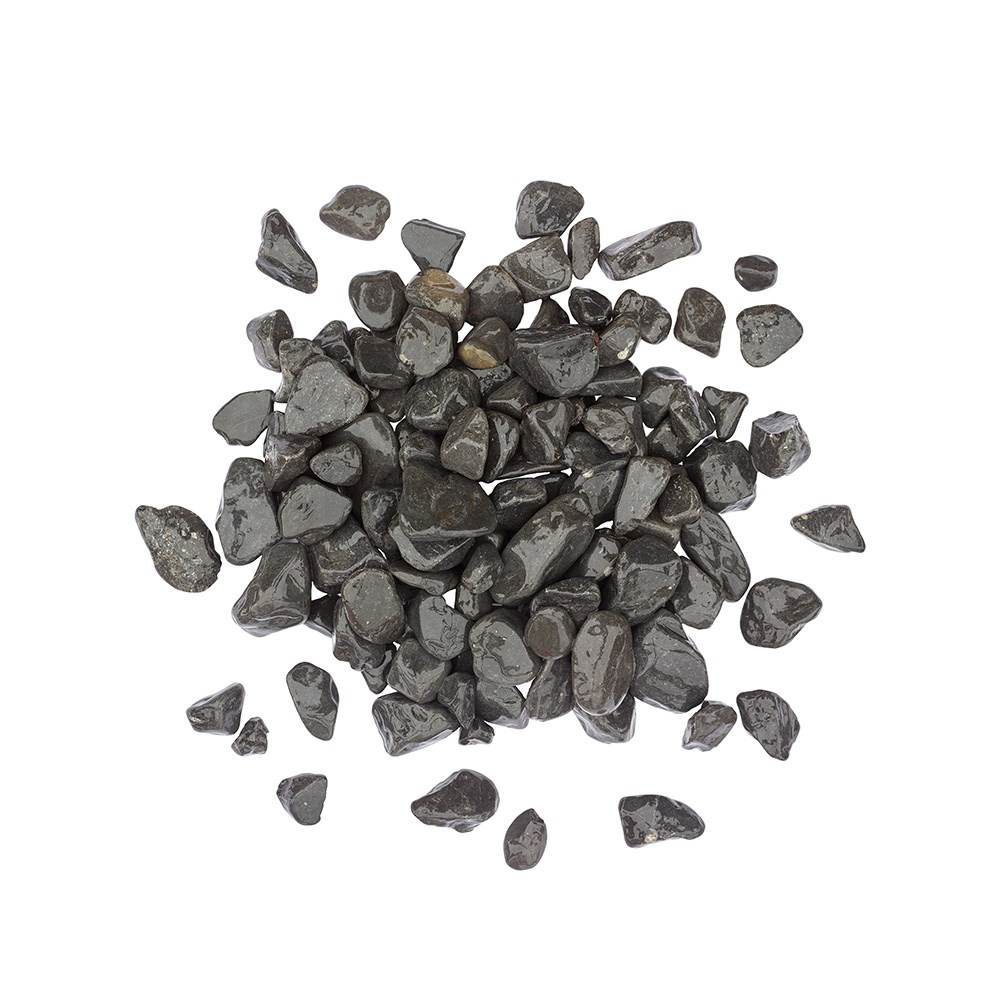 Onyx Black Cobbles 40-60mm Dark Grey/Black Decorative Stone