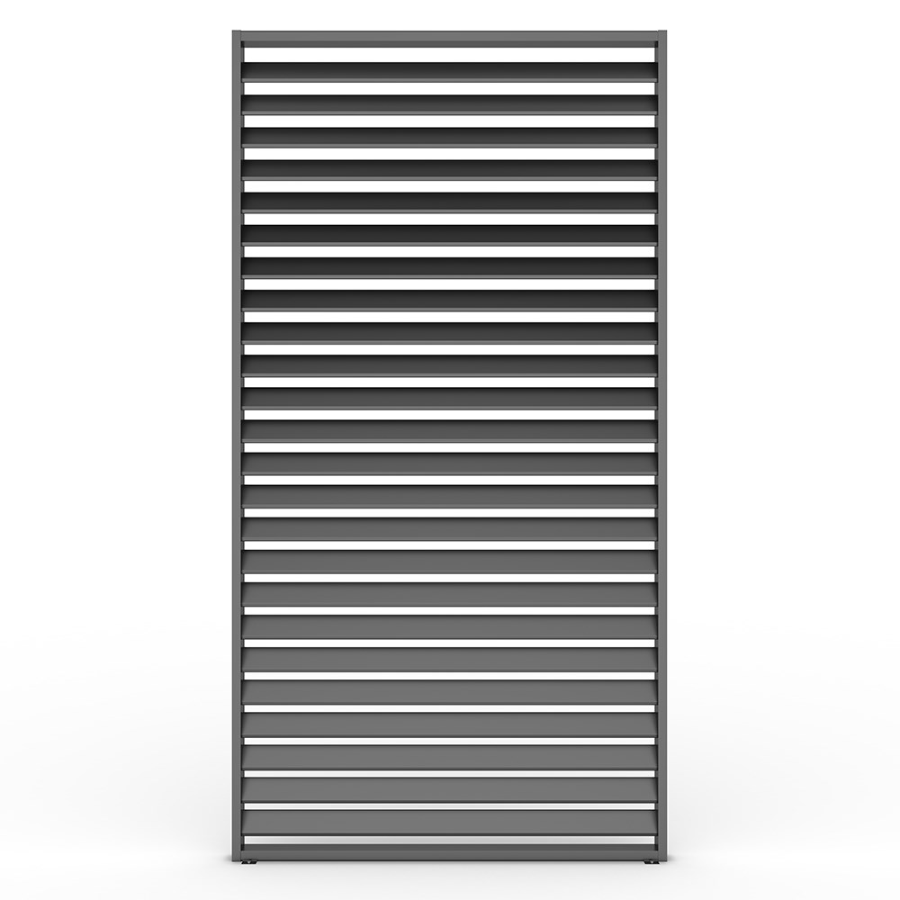 Single Pergola Fixed Louvre Wall Panel For 3m Side By Primrose Living
