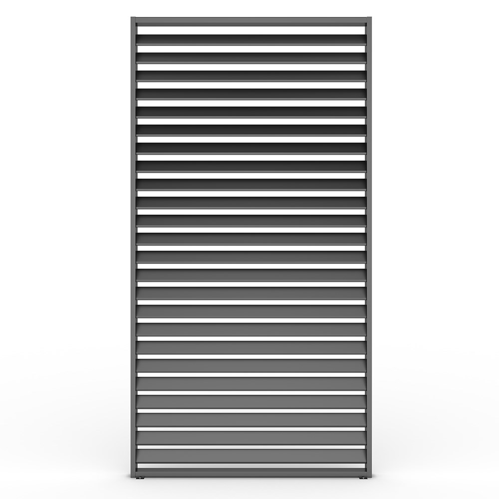 Single Pergola Fixed Louvre Wall Panel For 4m Side By Primrose Living