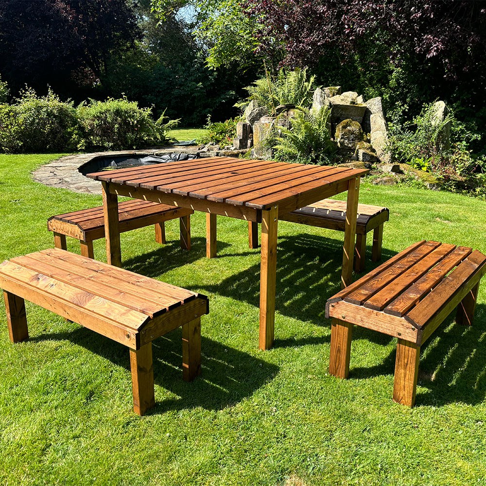 W170cms | Knights Dining Seat | 8 Seater | Wood