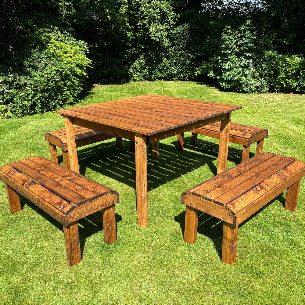 W170cms | Knights Dining Seat | 8 Seater | Wood