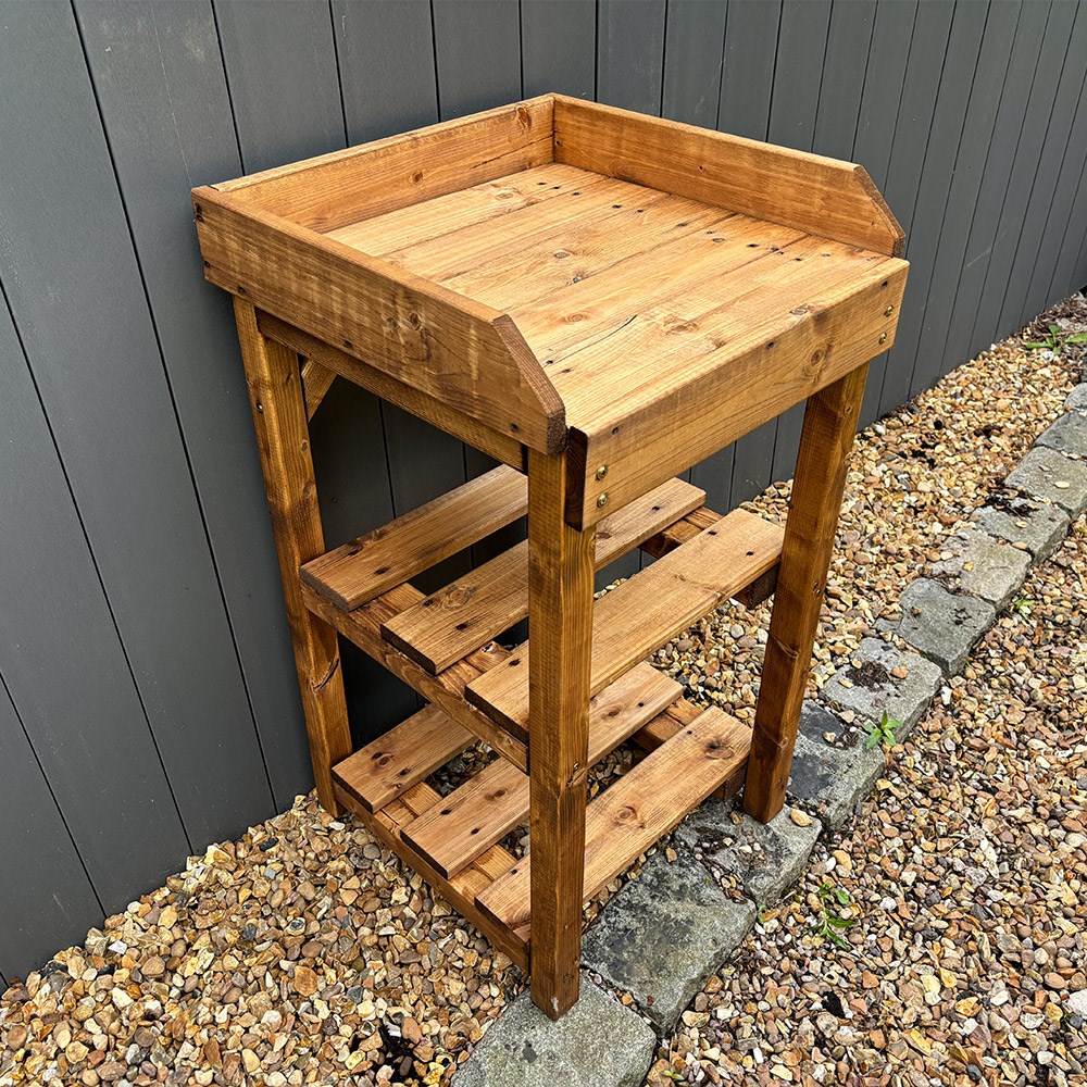 Deluxe Davenport Utility & BBQ Regular Table | Wood