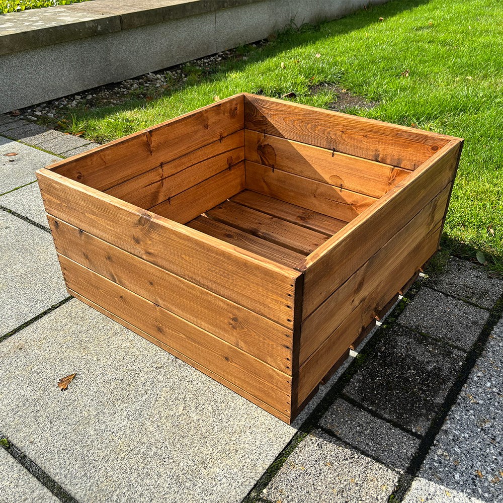 Country Kitchen Natural Wooden Raised Bed Planter