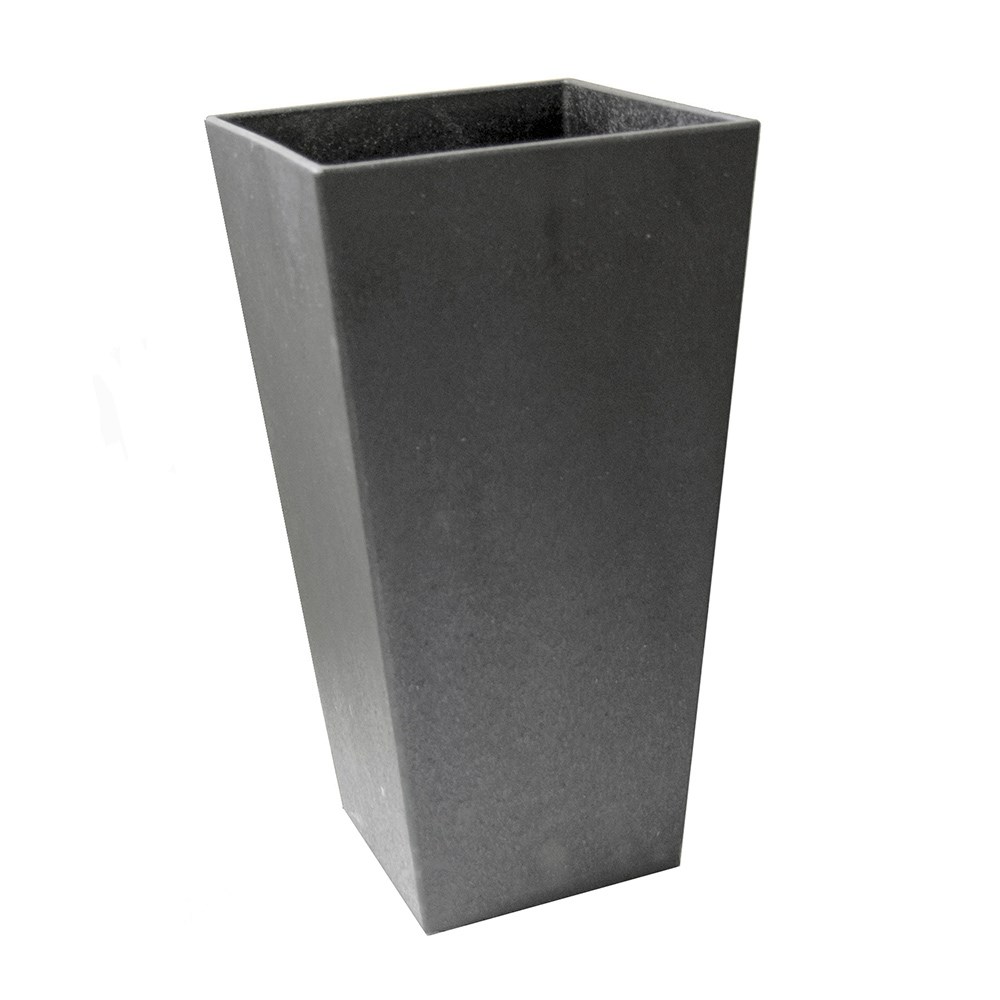 Sonata Recycled Rubber Tapered Square Planter