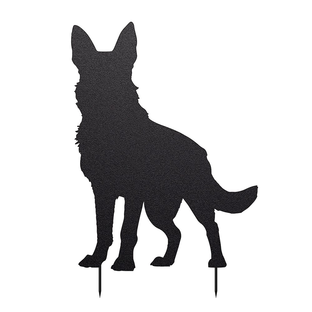 ShadowStake Garden Décor German Shepherd Silhouette