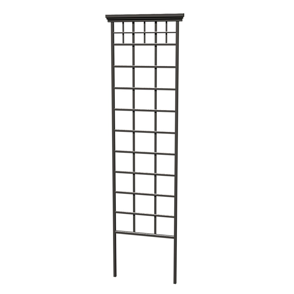 Mission Black Metal Wall Trellis